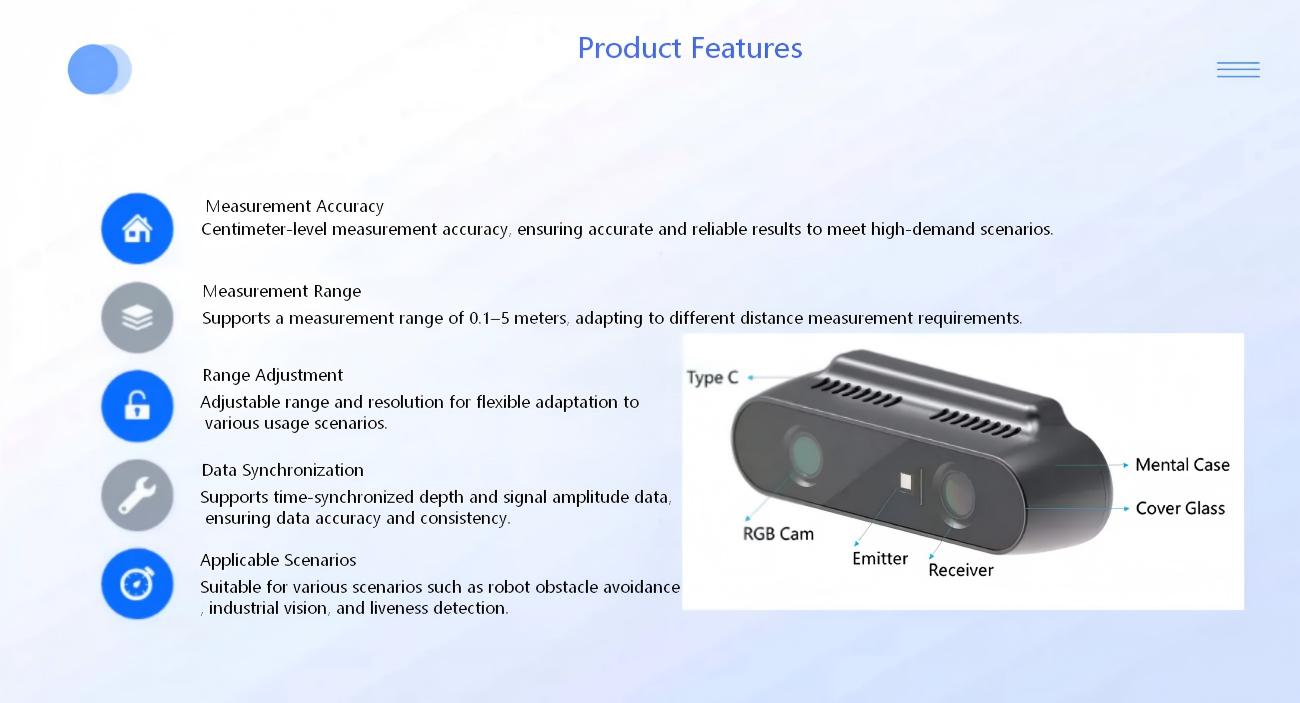 Yunshis CS30 RGBD Camera | RGBD Depth Camera for Robotics & AI Vision