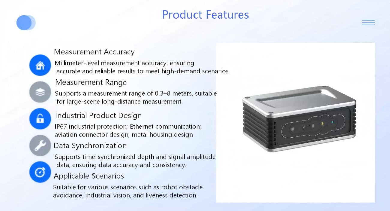 Yunshis iHawk100E Camera | RGBD Depth Camera for Robotics & AI Vision