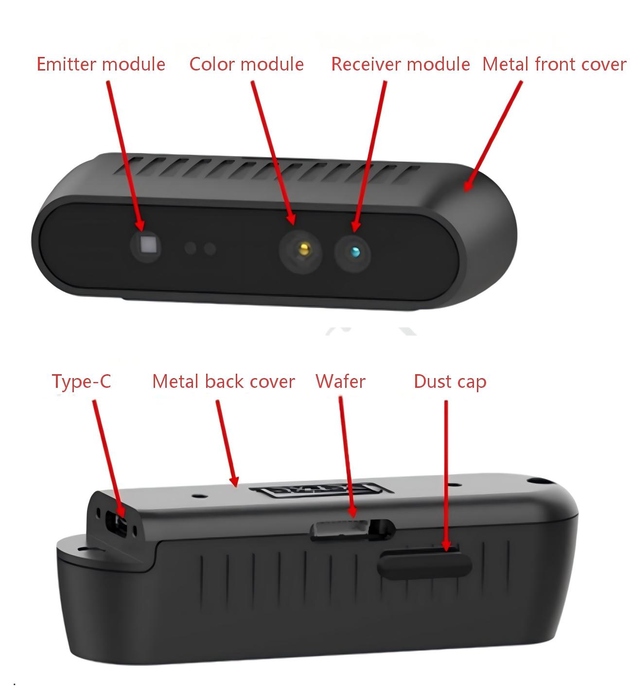 Yunshis iHawk100R Camera | RGBD Depth Camera for Robotics & AI Vision