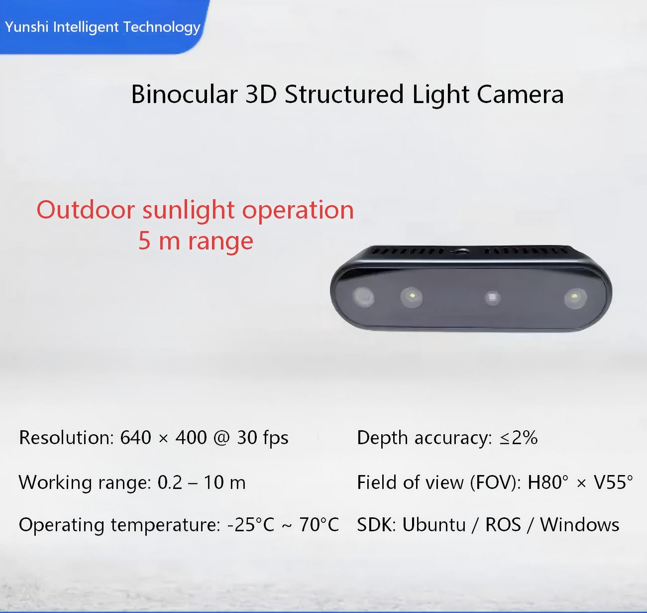 Yunshis Meta435 Camera | RGBD Depth Camera for Robotics & AI Vision