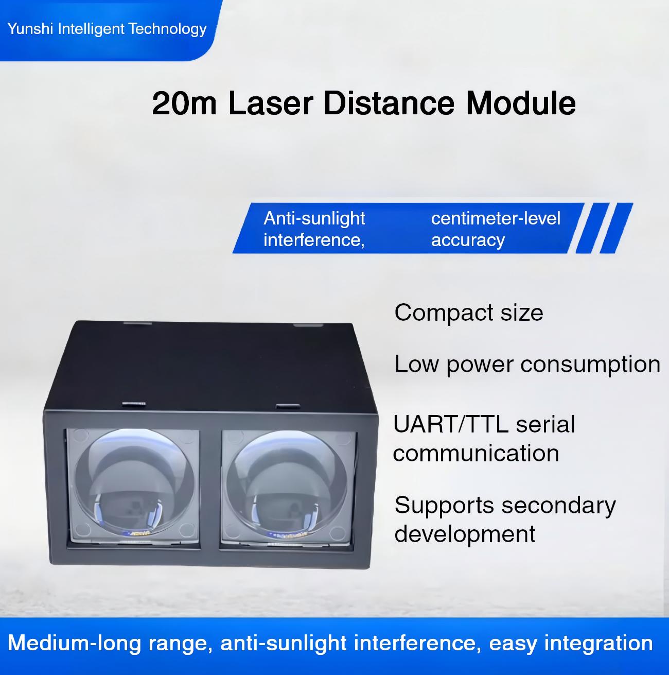 Yunshis MVR2EB Laser Ranging Module | Laser Ranging Module for Robotics & Automation