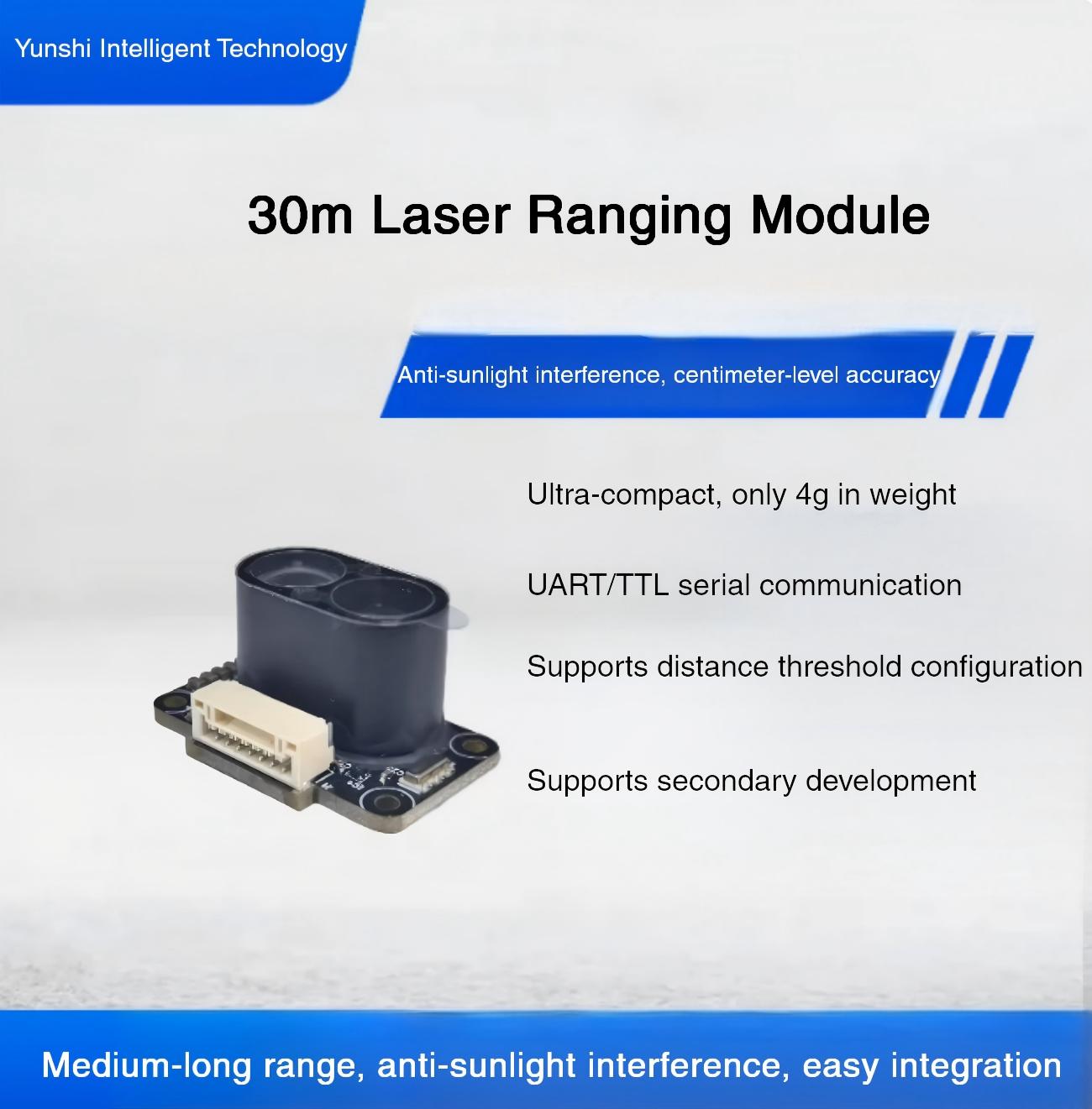 Yunshis MVR3ECD Laser Ranging Module | Laser Ranging Module for Robotics & Automation