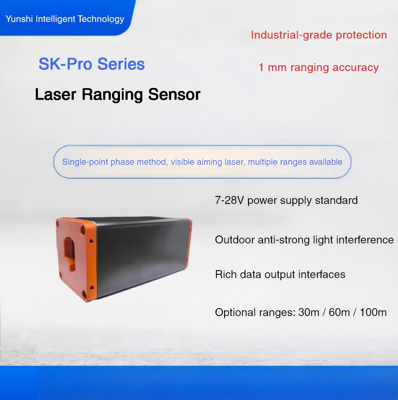 Yunshis SK-Pro Laser Ranging Sensor | Laser Ranging Sensor for Robotics & Automation