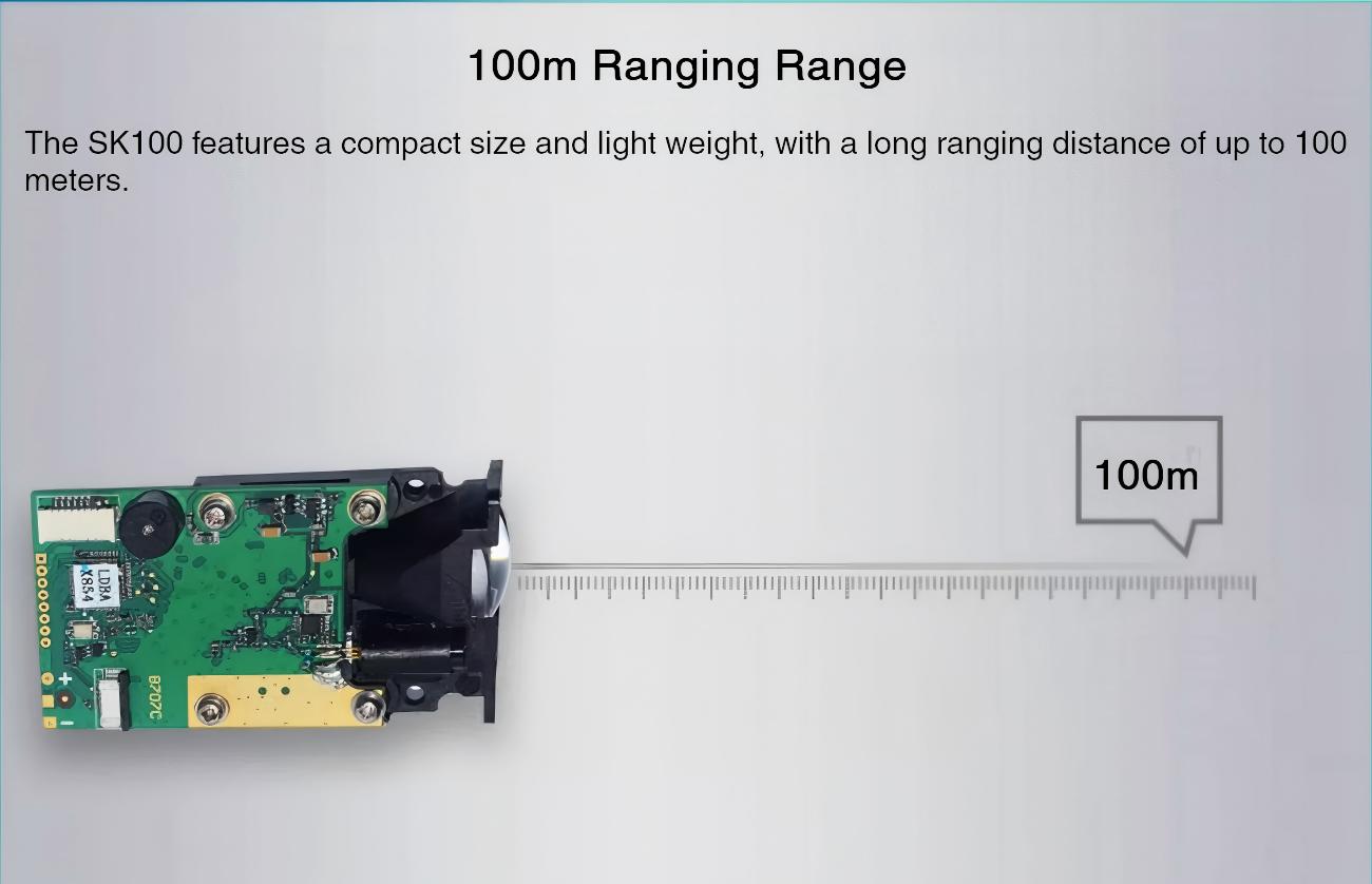 Yunshis SK100 Series LiDAR | Robot LiDAR Sensor for Robotics & Mapping