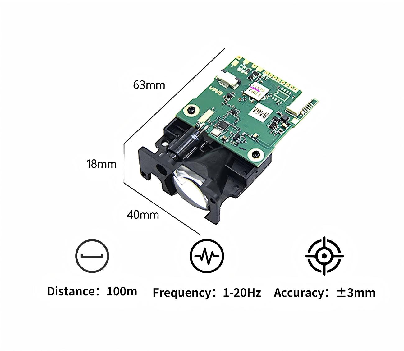 Yunshis SK100 Series LiDAR | Robot LiDAR Sensor for Robotics & Mapping