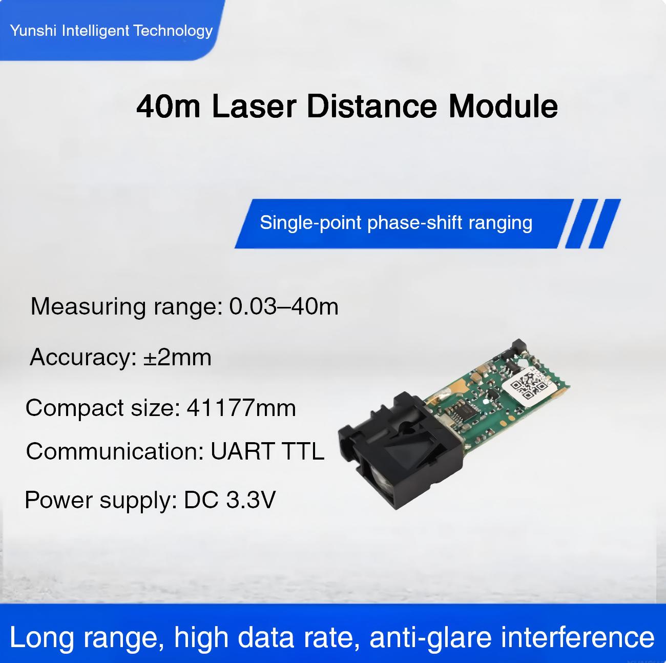 Yunshis SK40 LiDAR | Robot LiDAR Sensor for Robotics & Mapping