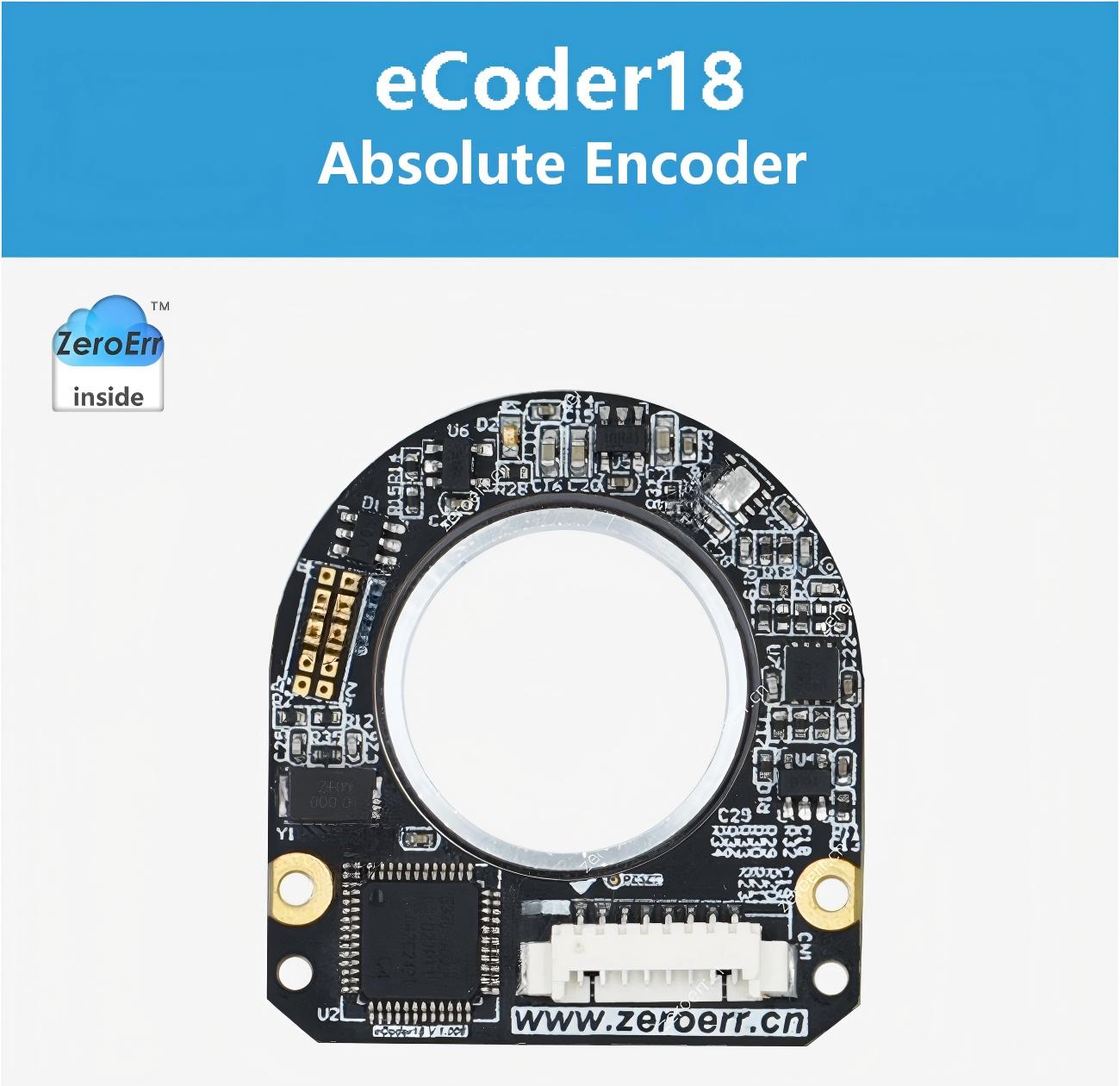 ZeroErr eCoder18 Magnetic Encoders | Magnetic Encoder for Robot Actuator Feedback detail image 1