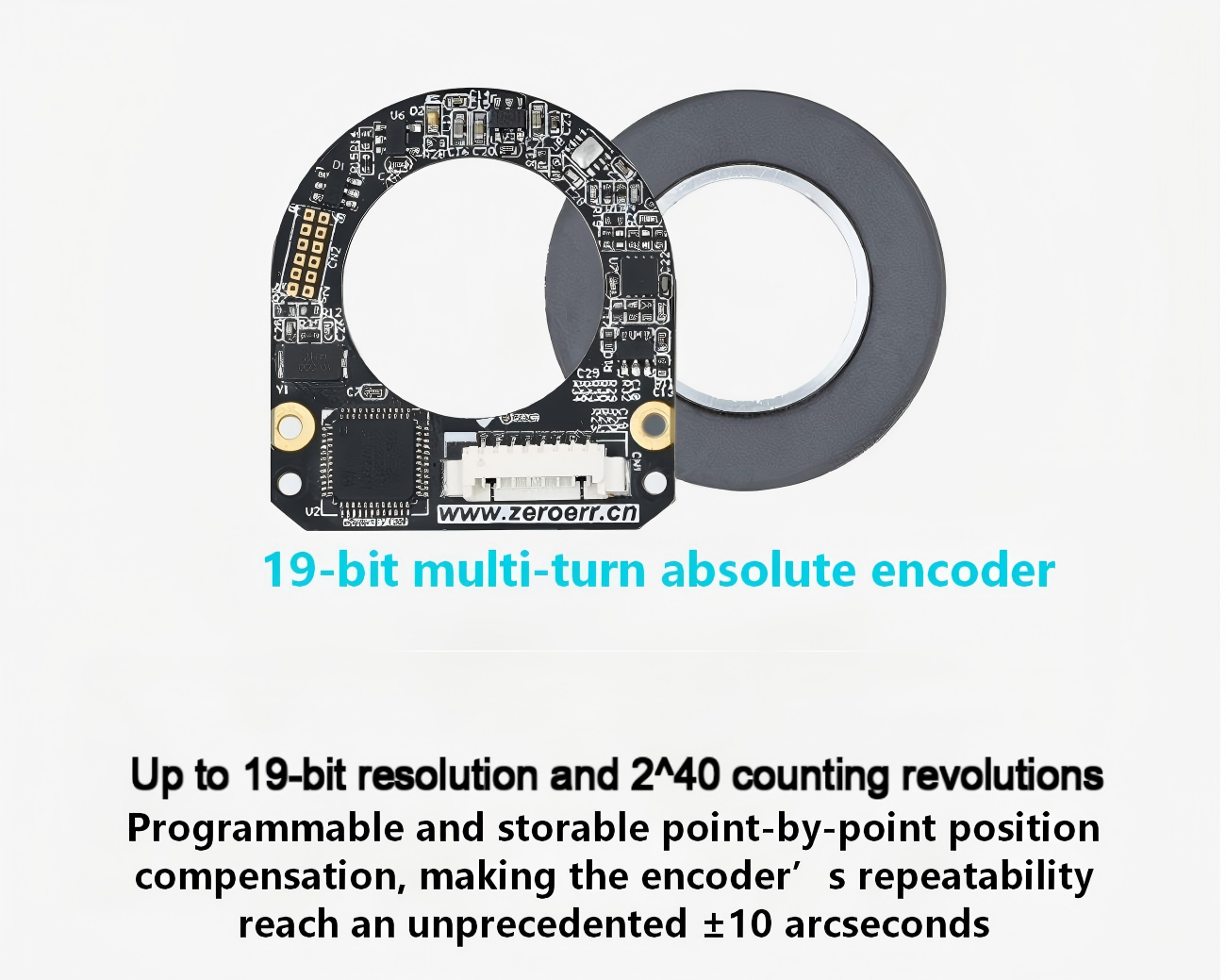 ZeroErr eCoder18 Magnetic Encoders | Magnetic Encoder for Robot Actuator Feedback detail image 3