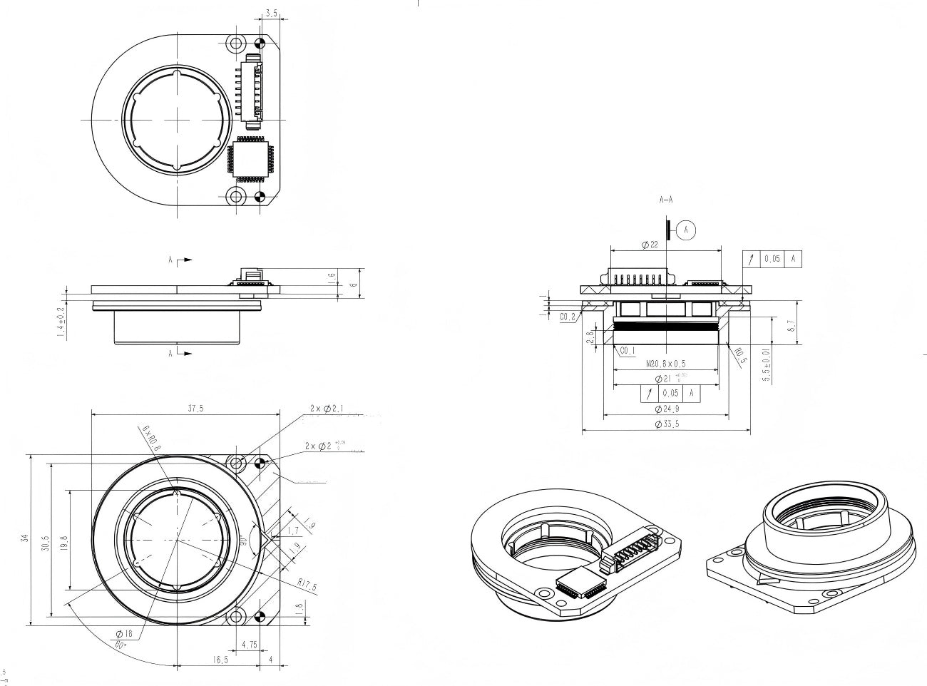ZeroErr eCoder18 Magnetic Encoders | Magnetic Encoder for Robot Actuator Feedback detail image 8