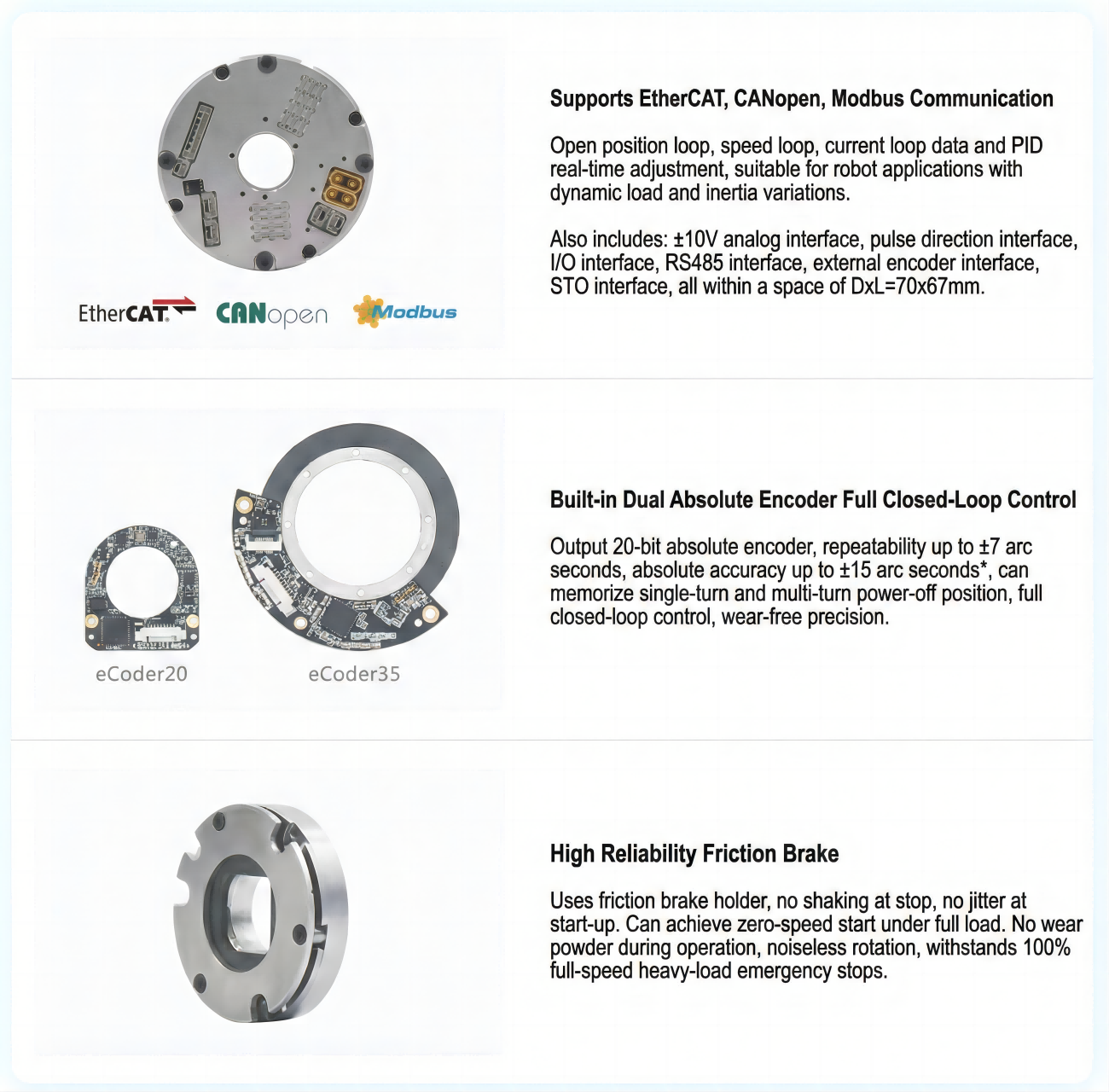 ZeroErr eRob 110 I Motor | Robot Servo Motor for Robotics Development detail image 6