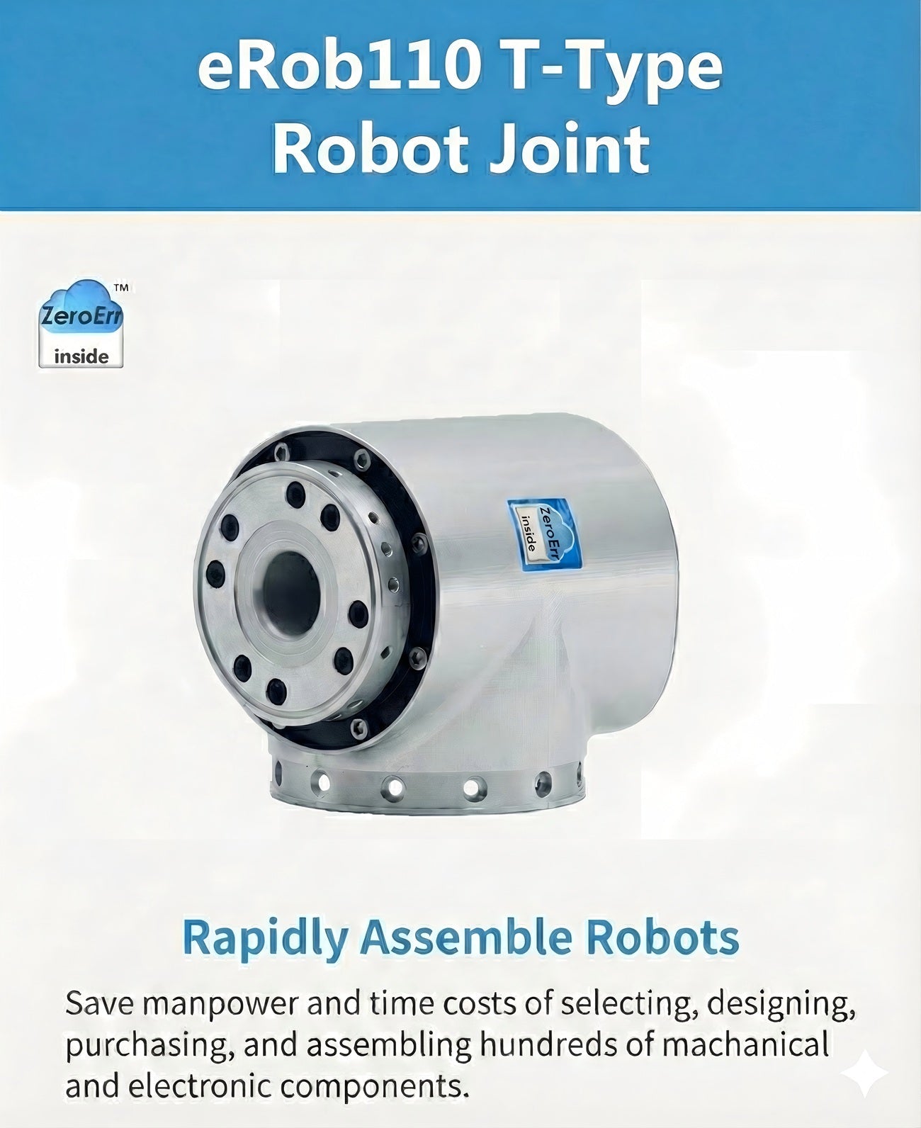 ZeroErr eRob 110 T Motor | Robot Servo Motor for Robotics Development detail image 1