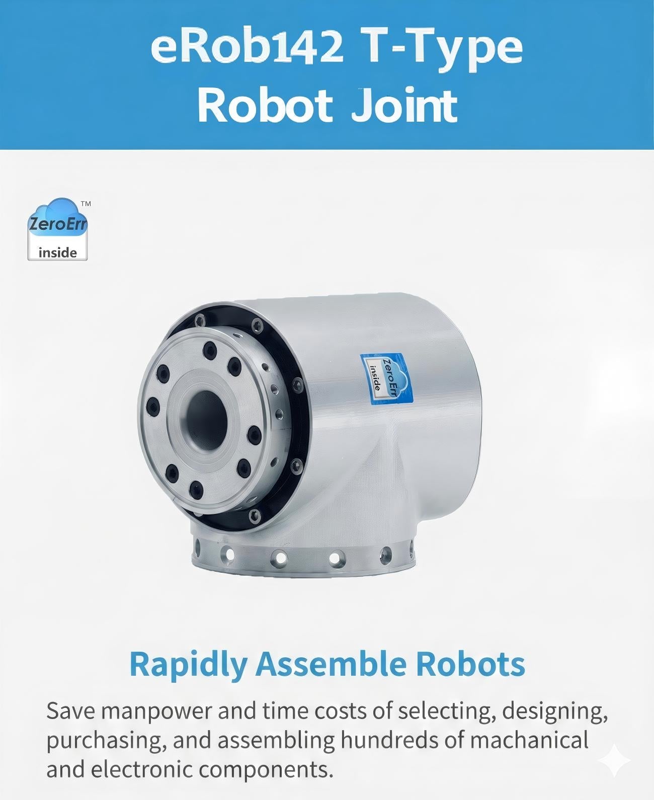ZeroErr eRob 142 T Motor | Robot Servo Motor for Robotics Development detail image 1