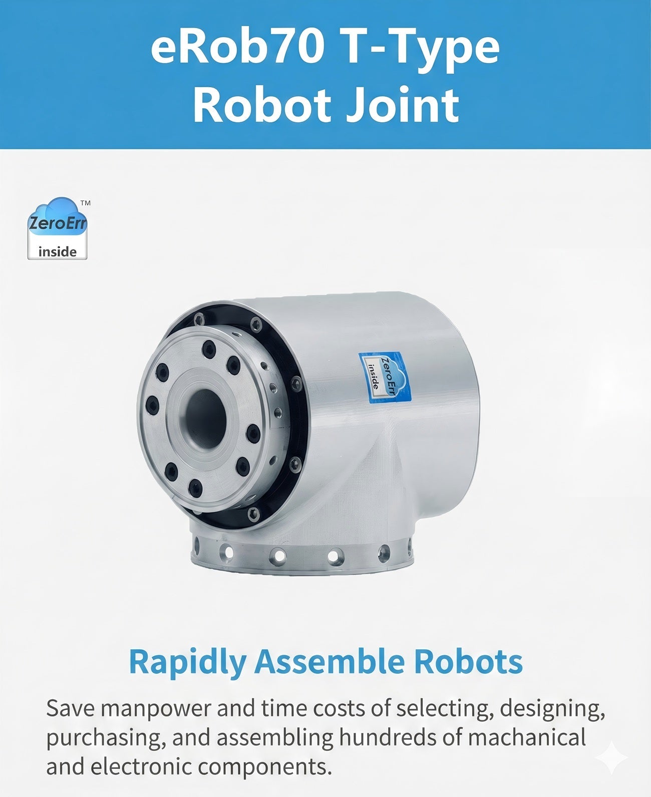 ZeroErr eRob 70 T Motor | Robot Servo Motor for Robotics Development detail image 1