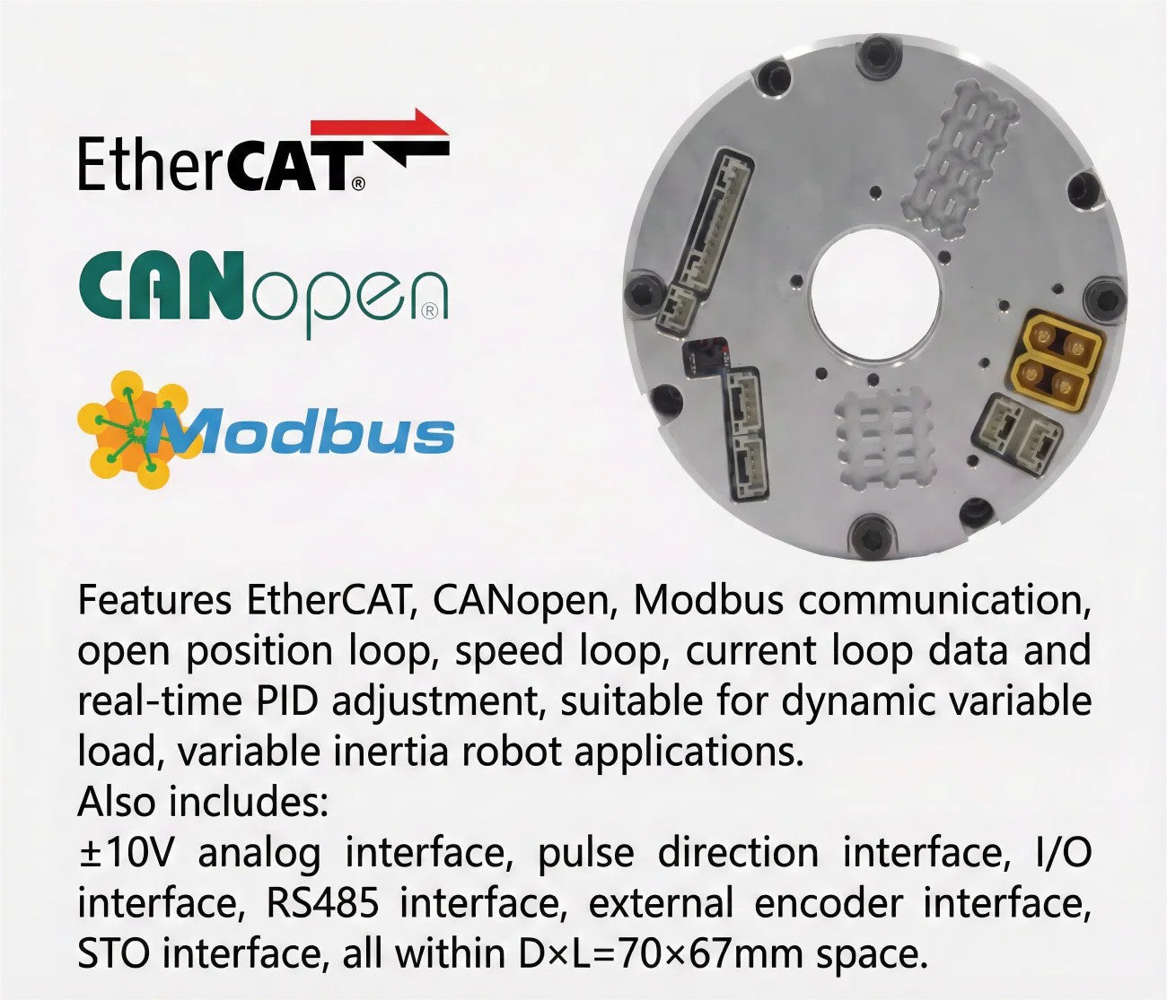ZeroErr eRob 70 T Motor | Robot Servo Motor for Robotics Development detail image 4